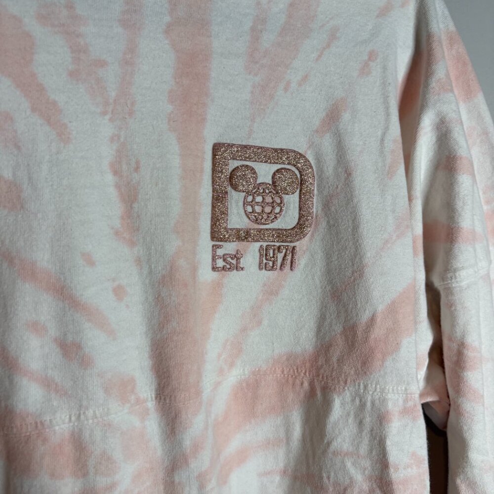Walt Disney World pink tie dye Spirit Jersey tee - Picture 2 of 4